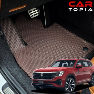 폭스바겐 더뉴 아틀라스 벌집매트 6인승 1열 더블 엠보 TPE 카매트 발판 용품