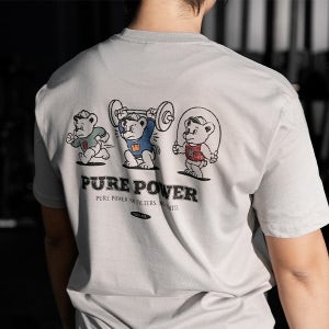 스웨커 퓨어 파워 티셔츠 레트로 툰 레귤러핏 크로스핏