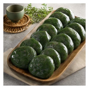새섬해풍쑥 조도 쑥떡 멥떡 쑥개떡 콩고물 포함 간식 아침 식사 대용 2kg