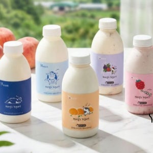 무항생제 인증 1등급 원유 제주 지헌목장 홍스요구르트 5종 세트