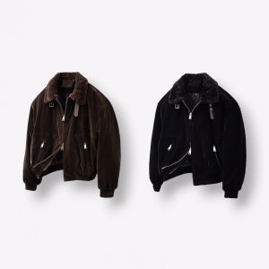 아덴 오뜨깔리떼 벨벳 무스탕 남자무스탕 스웨이드점퍼