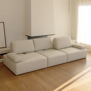 라파엘 소파 노바레더 3.5인용 4인용 코너형