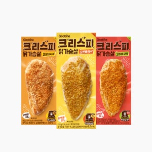 [굽네] 크리스피 닭가슴살 110g 3종 14팩 / 고추바사삭,오븐바사삭,갈비바사삭