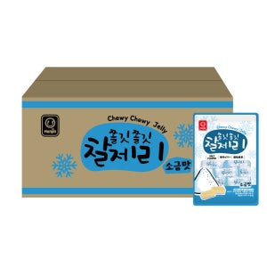 한진식품 쫄깃쫄깃 찰제리 소금맛, 260g, 20개
