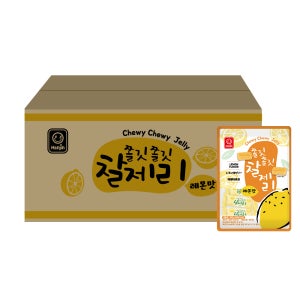 한진식품 쫄깃쫄깃 찰제리 레몬맛, 260g, 20개