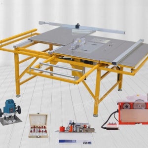 다이 원형톱다이 목공 테이블톱 가이드 원형톱 재단 다기능 테이블쏘 톱다이 고급형 확장 테이블 양면 레일 정밀톱