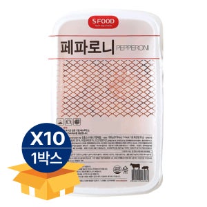 에쓰푸드 페파로니 1kg 냉동 페퍼로니 X 10팩