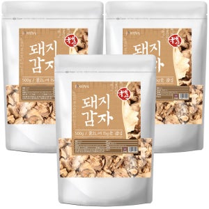 국산 말린 돼지감자 500g, 3개