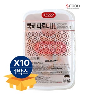 에쓰푸드 쿡 페파로니 II 1kg 냉동 페퍼로니 X 10팩