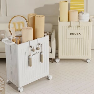 접이식 운동기구 보관함 소품정리함 이동식 홈트 용품 트롤리