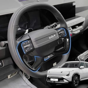 EV5 튜닝 용품 핸들프레임 커버 카본 몰딩