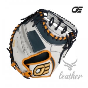 원에이티 BPC-24 포수미트 프리미엄 에스핏 SGN등급 (화이트/네이비/옐로우)