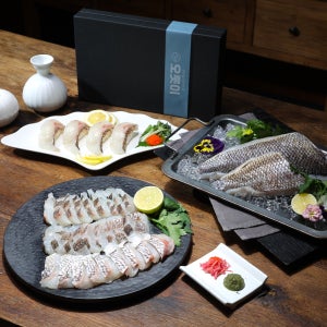 신케지메 숙성회 하이엔드 홈마카세 대광어 노르웨이연어 오마카세 필렛 300g 500g