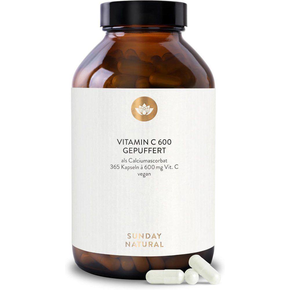 독일 SUNDAY NATURAL <b>비타민 C</b> 1200mg 365캡슐