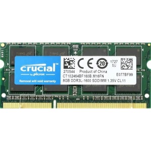 Crucial RAM 8GB DDR3 1600 MHz CL11 노트북 메모리