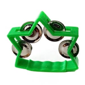 [ 5컬러 별 탬버린 ] 홈파티 파티용품 노래방 응원 코노 악기 신나는 그린