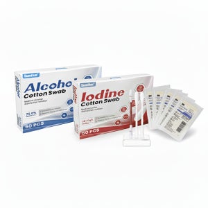 일회용 빨간약 소독 면봉 포비돈 알콜스왑 세트 휴대용 3M 1547 상처 봉합 테이프