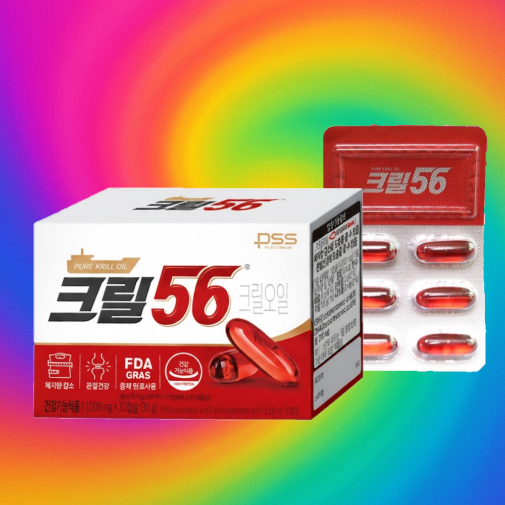 펄세스 함익병 크릴56 30정 1000mg 크릴새우 중성지방 건강 개선제 콜레스테롤