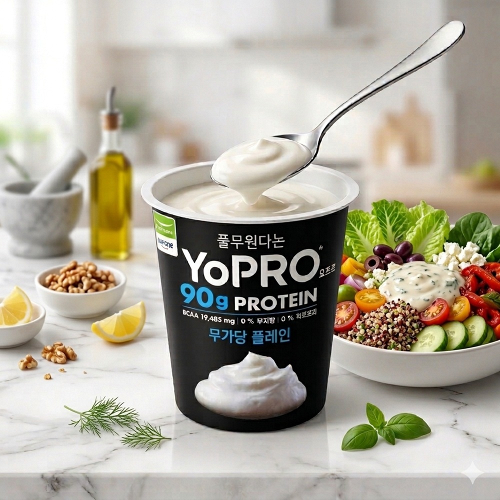 <b>풀무원 다논</b> 요프로 무가당 프로틴 요거트 단백질 900g