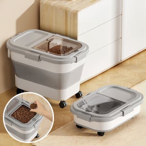 진공사료통 강아지 고양이 사료통 밀폐 대용량