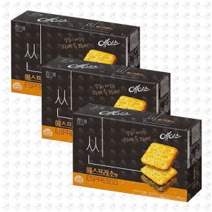 씬에스프레소 에이스 145g 3개 스낵 탕비실간식 시리즈 커피 맛과자 사무실간식