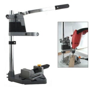 드릴 고정 스탠드 홈 천공 프레스 탁상 머신 링 홀커터 공구 목공 작업대 바이스 스탭