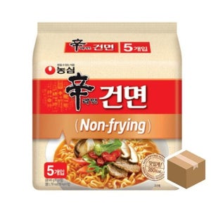 신건면 농심 멀티 97g 5입X8봉 봉지 사리곰탕 생생우동 라면 용기