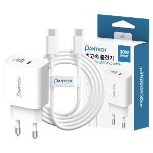 팬택 가정용 30W C타입 분리형 초고속 충전기 PD3.0 GaN Ctoc 2m 세트