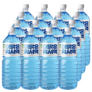 더맑은 에탄올 워셔액 자동차 사계절 친환경 국내생산 1.8L, 16개