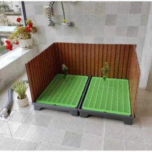 강아지 자동 화장실 고양이 소변판 가정용 청소 스테인레스 배변 반려견 대형견 애견용품