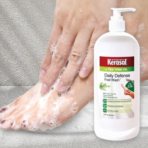 케라셀풋워시 플러스 티트리오일 데일리 디펜스 풋샴푸 발냄새제거 355ml, 3개