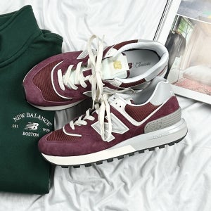 뉴발란스 클래식 574 운동화 버건디 U574LGAA