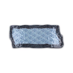 DOLSAN 돌산멜라민 파도 고목직사각접시 DS-6384
