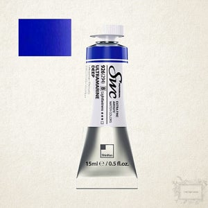 신한 수채화물감 울트라마린라이트 925 15ml 파랑 튜브 물감 1개입 수채화