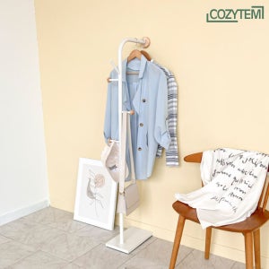 코지템 ㄱ자 틈새 스탠드 행거 스탠드 옷걸이행거