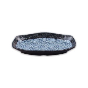 DOLSAN 돌산멜라민 파도 수타원접시 소 DS-6605