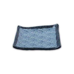 DOLSAN 돌산멜라민 파도 정사각 앞접시 DS-6718