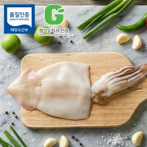 [푸른드리] 해양수산부/G마크 손질되어 손편한 활복 오징어 3kg 국내산 껍질제거 선택가능