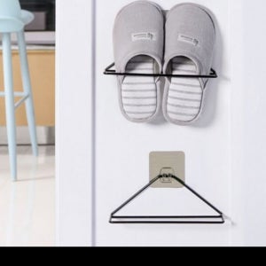 깔끔한 거실 슬리퍼 정리 실내화 걸이 욕실화 건조대
