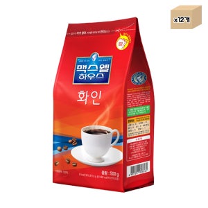 동서식품 맥스웰하우스 화인 커피 500g x 12봉 1박스 (행사)