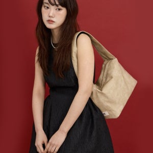 디프 미디움백 Crush 베이지