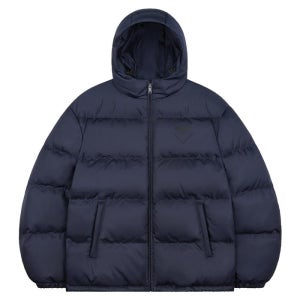 프라다 SGC922 11C9 F0SVF 미디움 웨이트 후드 리나일론 다운 자켓