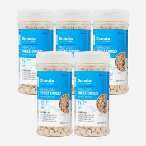 닥터뉴토 프레시케어 강아지 고양이 동결건조 미니 트릿 간식 유산균 함유 구강관리, 북어, 200g