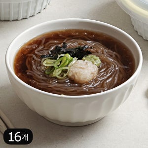 다신샵 54kcal 바로먹는 곤약이면 2종 16개 / 노밀가루 발효곤약 모밀소바 우동