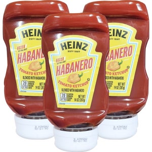 하인즈 토마토 케찹 하바네로 397g x6개 소비기한 26년 4월 18일