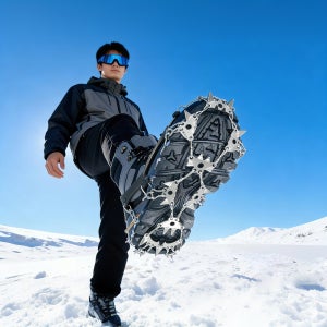 이산지 등산아이젠 스테인레스 미끄럼방지 경량아이젠 32P