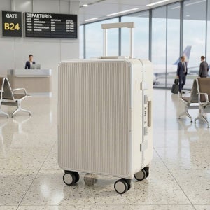 [독일 베르만] 모던 프리미엄 수화물용 여행용 캐리어 65cm(24인치) 아이보리