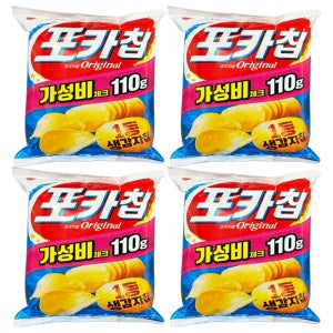오리온 포카칩 오리지널 110g X 4개