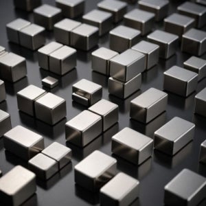 네오디뮴 초강력 자석 사각 대형 중형 소형 - 5x5x5mm(10개) 네오디움자석