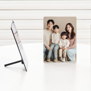 [필프레임] 돌사진 가족사진액자 돌잔치 포토테이블 탁상용 아트룩스 맞춤제작 12x17 cm